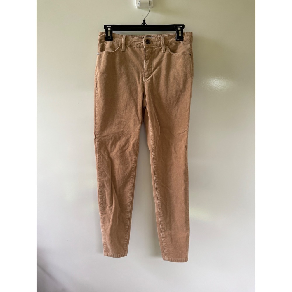 Talbots Womens 2P Corduroy Jegging‎ Tan Camel Slim Fit Petite Pants 03/21